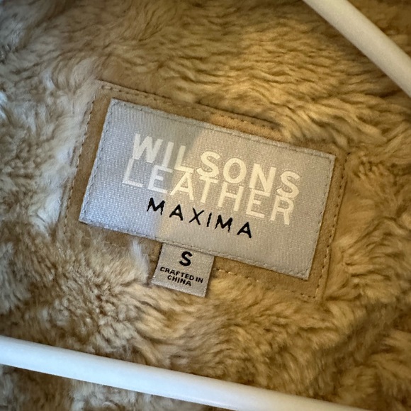 Wilson’s Leather Suede, Fur Coat - Picture 2 of 7